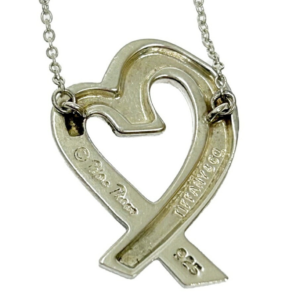 TIFFANY Co Silver Paloma Picasso Loving Heart Necklace - Picture 7 of 7